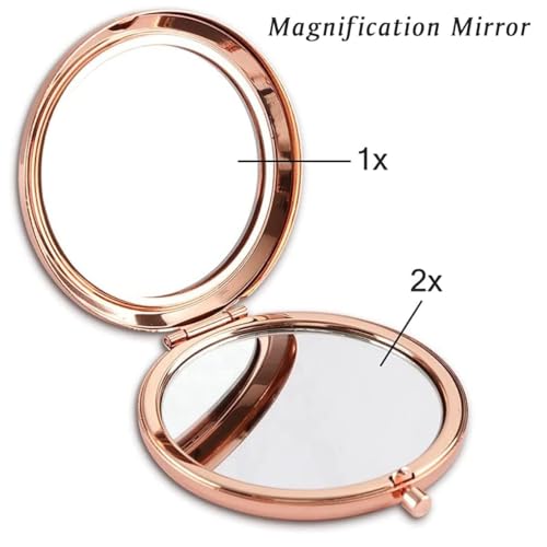 Personalized Gifts for Cousin, Custom Cousin Gifts for Birthday, Engraved Compact Mirror, Mothers Day Basket Stuffers - color: Cousin - I Love You