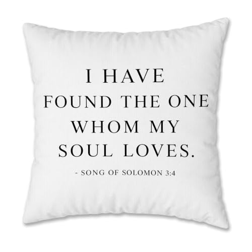Christian Bible Verse 18x18 Pillow Cover - color: Christian Bible Verse