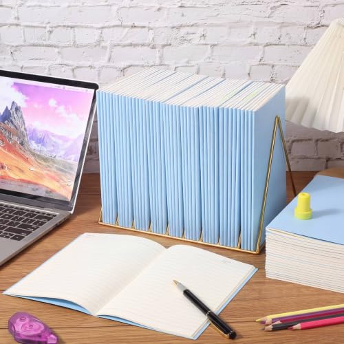 Handepo 100 Pack A5 Composition Notebooks Bulk 5"x8" Notebooks Blue - color: Blue, size: A5