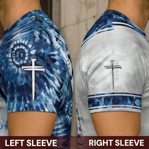 Jesus The Way The Truth and The Life Shirt, Religious Shirt for Men - color: Ds02, size: Medium