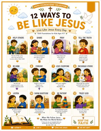 JELLY BEAN GENIUS VBS Decorations & Bible Posters, 5-Pack Laminated Set