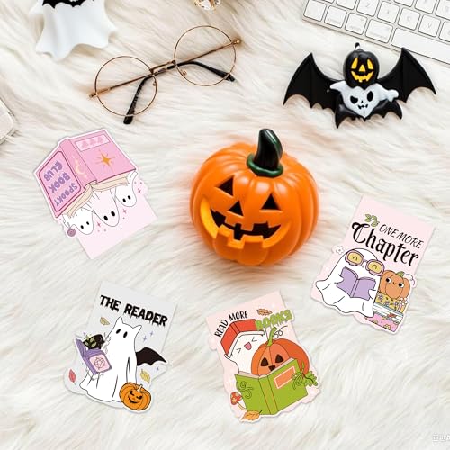 Cute Ghost Magnetic Bookmarks, Halloween Book Marks for Fall Reading - style: Halloween cute ghost