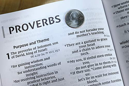 NIV, Reference Bible, Giant Print, Leather-Look, Black, Red Letter, Comfort Print