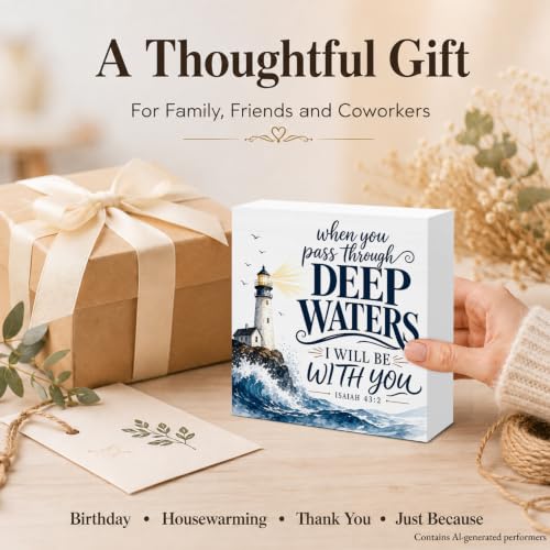 Christian Decor Gifts, Bible Verse Gifts for Friends Family Coworkers