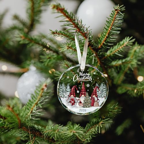 Gnome Ornaments - Gnome Christmas Ornaments, Gnomes Gifts for Women 2026 - color: Gnome