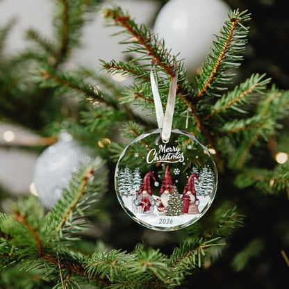 Gnome Ornaments - Gnome Christmas Ornaments, Gnomes Gifts for Women 2026 - color: Gnome