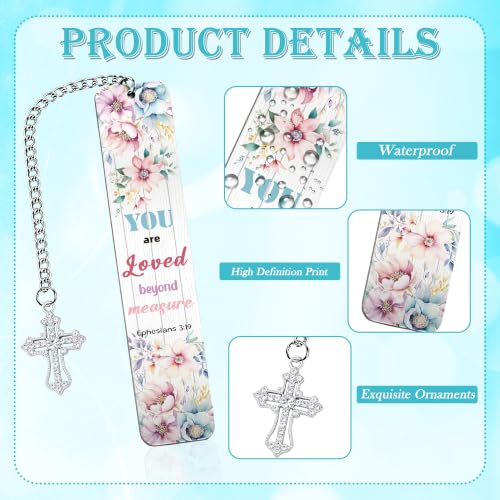Bible Book Mark for Women, You are Loved Metal Christian Gift Set with Pen - style: You Are Loved