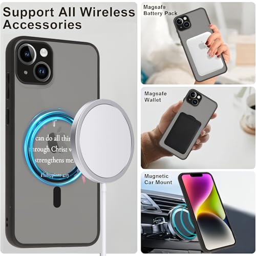 Magnetic Bible Verse Phone Case for iPhone 7/8/SE 2020/2022 4.7",Compatible with MagSafe,Jesus Famous Quotes Pattern Aesthetic Design TPU Shockproof Protective Phone Cover for Girls Women - color: Bow, size: for iPhone 7/8/SE 2020/2022