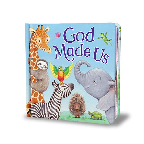 God Made Us – Christian Board Book for Kids | Faith-Based Story Celebrating God’s Love, Individuality & Creation | Touching Bedtime Story Picture Book for Toddlers | Baby & Baptism Gift