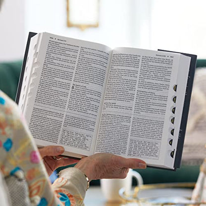 KJV, Foundation Study Bible, Large Print, Hardcover, Red Letter, Thumb Indexed, Comfort Print: Holy Bible, King James Version