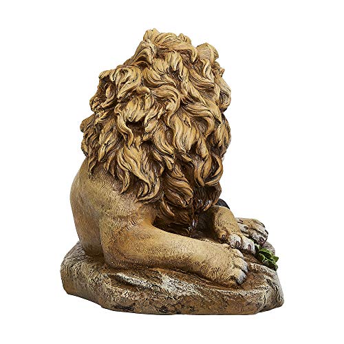 Joseph's Studio by Roman - Lion and Lamb Statue, 8.5" H, Christmas Collection, Resin and Stone, Decorative, Religious Gift, Durable, Long Lasting