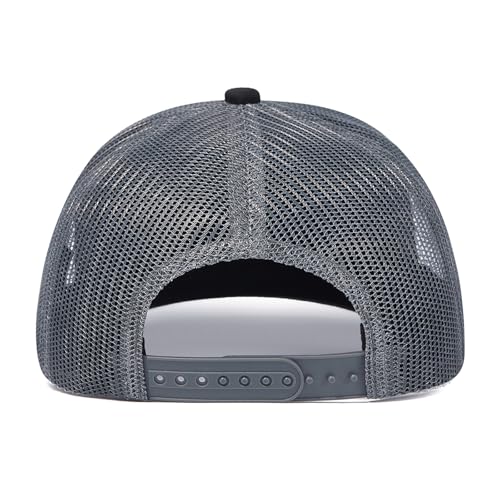 3 Nails Cross Trucker Hat Christian Religious Gifts for Birthday/Christma - color: 3 Nails Cross Trucker Hat Black & Grey