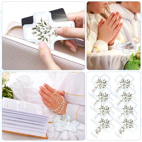 Ferreve First Communion Cross Trinket Box 2.05" x 2.64", 50 Pcs