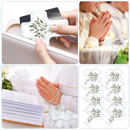 Ferreve First Communion Cross Trinket Box 2.05" x 2.64", 50 Pcs