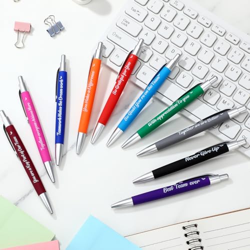 Gueevin 200 Pcs Inspirational Pens Employee Gift, Team - style: Team