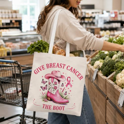 Western Cowgirl Canvas Tote Bag Cowgirl Gifts - color: Western Cowboy Theme 13