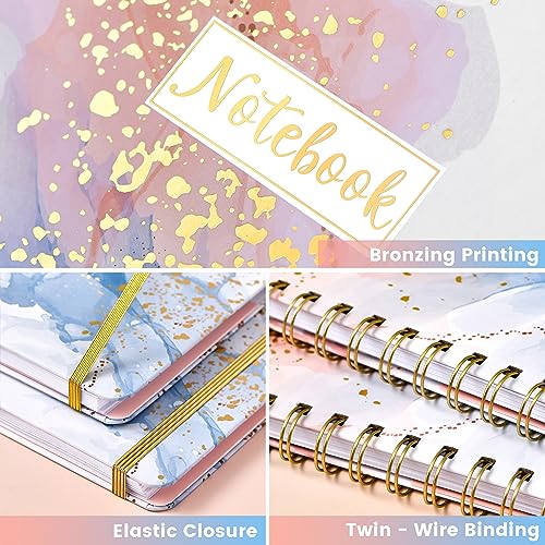 Ruled Notebook/Journal - Daily Planner with Premium Thick Paper,6.2" X 8.4" - color: white-2