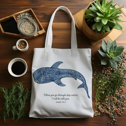 JINYO Christian Canvas Tote Bag, Bible Tote Bags for Women - color: Christian Tote Bag-5