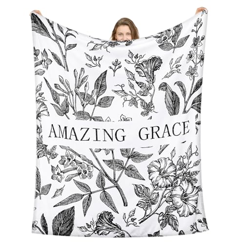 Moukeren Christian Blankets for Women Religious Gifts 50x60 - style: Morning Glory