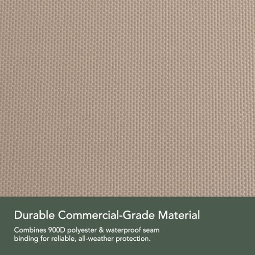 Covermates Prestige Round Dining Table Cover, 36D x 25H Clay - color: Prestige Clay Heavy Duty Fade Resistant Polyester, size: 36DIAMETER x 25H