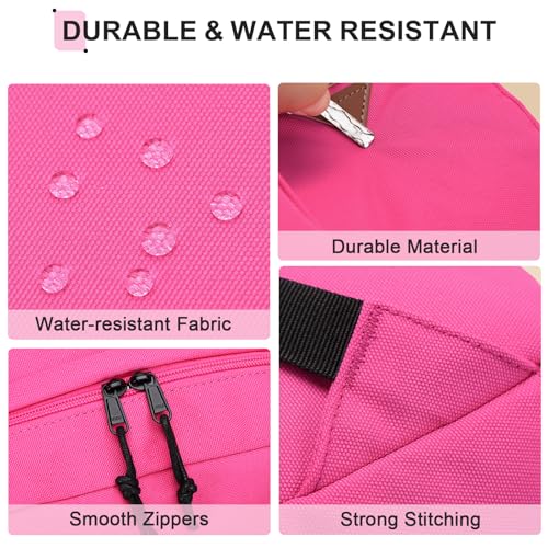 VX VONXURY Kids Backpack for School Travel,16.7 Inch Lightweight Bookbag - color: Dark Pink