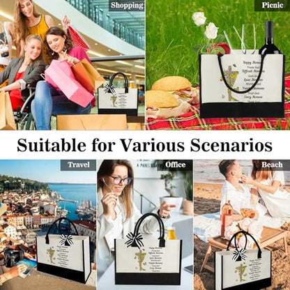 Christian Gifts for Women Faith - Inspirational Religious Gifts for Women Christians Christmas Birthday Valentines Easter Gift for Christians Friend Mom Sister Canvas Tote Bag Utility Beach Bags