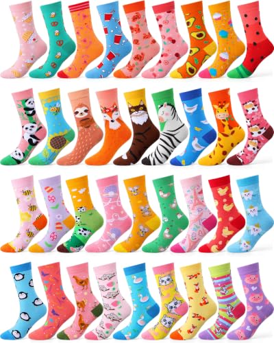 Vabean 36 Funny Men's Socks - color: Cartoon Animal Pattern