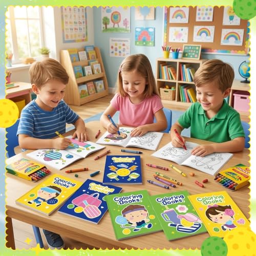 ANGOLIO Pickleball Coloring Book for Kids, 24PCS Sports Themed Party Favors - style: Pickleball