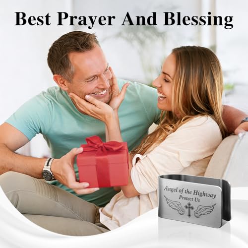 Guardian Angel Car Visor Clip, Christian Visor Clip for Men Women - color: Sliver16