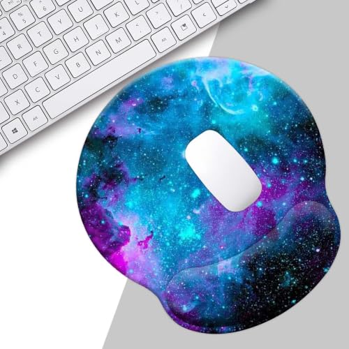 Ergonomic Mouse Pad with Wrist Support,Gaming Mousepad with with Non-Slip - color: Round-C2