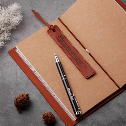 Pastor Gifts, Pastors Appreciation Gifts 7pcs Set For Men, 20oz Tumbler Leather Journal Cards Signs Pen Bookmark for Christian Christmas Birthday Retirement Anniversary - style: Pastor