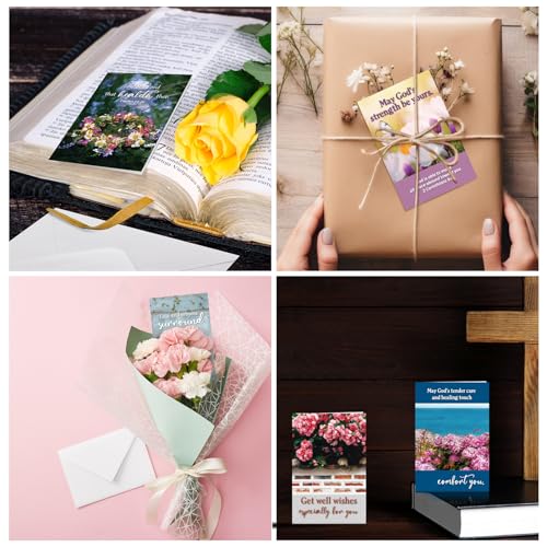 50 Pack Christian Get Well Cards with Envelopes, 10 Designs, 4 x 6 Inch - style: Landscape