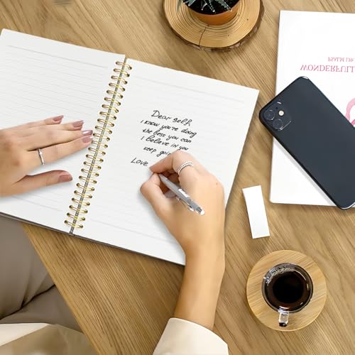 Coquette Pink Bow Christian Spiral Notebook Journal, Psalm 139:14 Bible Scripture Journal for Women, Christian Religious Gifts for Women, Church Notes Notebooks, 5.5x8.3 Inch - color: 01-psalm 139:14