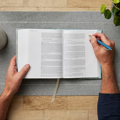 NKJV, Journal the Word Bible: Reflect, Journal or Create Art Next to Your Favorite Verses (Cloth over Board, Gray, Red Letter, Comfort Print): ... or Create Art Next to Your Favorite Verses