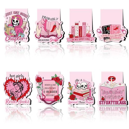 Smut Romance Magnetic Bookmarks, Spicy Book Marks for Women Readers - style: Spicy Romance