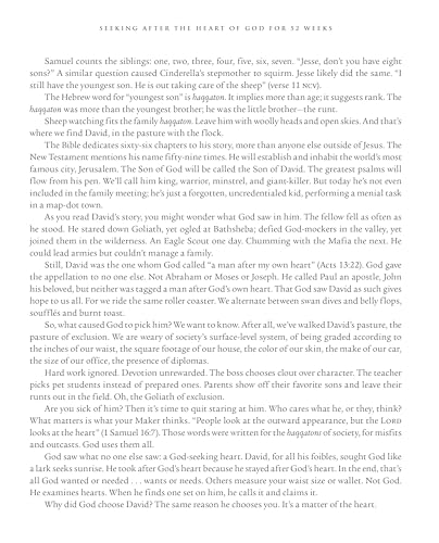 Seeking After the Heart of God for 52 Weeks: A Bible Study on the Life of David