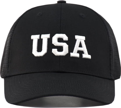 TSSGBL Various Gift Hats for Men - M L XL XXL Big Head Fit, Adjustable Mesh Trucker Ball Cap, Ideal Gifts - color: Black(usa), size: XX-Large