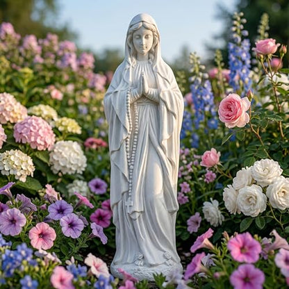 Virgin Mary Praying Statue 23.5 Inch, Religious Outdoor Statue - color: Praying Virgin Mary（23.5 Inch）