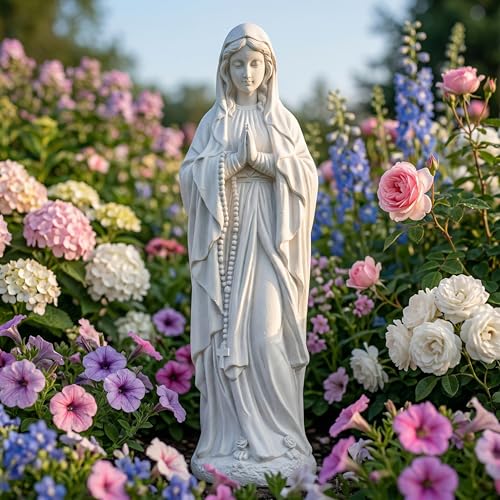 Virgin Mary Praying Statue 23.5 Inch, Religious Outdoor Statue - color: Praying Virgin Mary（23.5 Inch）