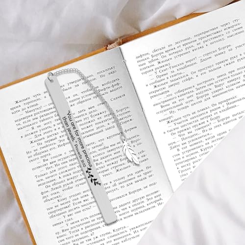 Bible Verse Metal Bookmark Gift Christian Book Marks for Women Men Inspirational Baptism Religious Confirmation Gifts First Communion Gifts Metal Christian Bookmark for Book Lovers Bookworms