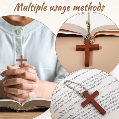 100 Sets Funeral Favors Wooden Cross Angel Keychain, Memorial Decorations for Celebration of Life Thank You Cards Organza Bags for Guest Baptism Religious Communion Family Friends Christian Gifts - style: Card 1