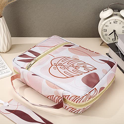Laumoi Bible Cover Case for Women 10'' Leaf Bible Holder Case Large Religious Carrying Bag for Women Study Christian Book Gift (Boho Style) - style: Boho Style