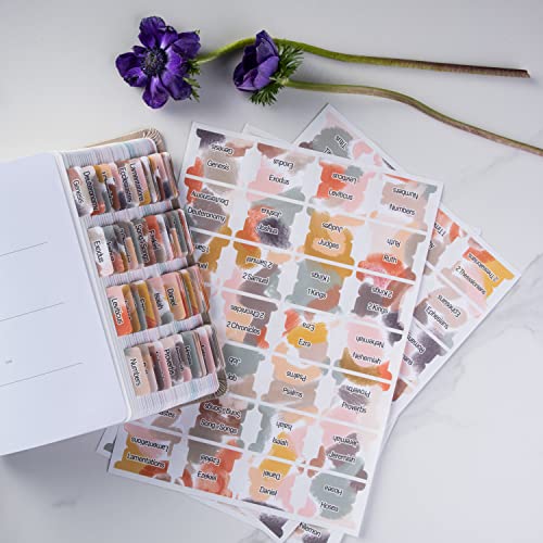 DIVERSEBEE Laminated Bible Tabs for Women and Men (Boho-Bright) - color: Boho-Bright