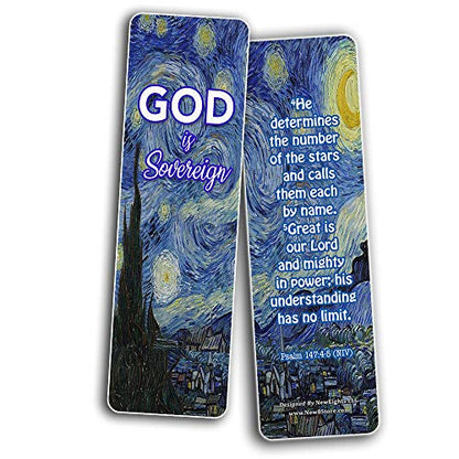 NewEights Wonderful Magnificent God Bible Verses Bookmarks (12 Pack) - color: Wonderful Magnificent God Bible Verses (12-pack)