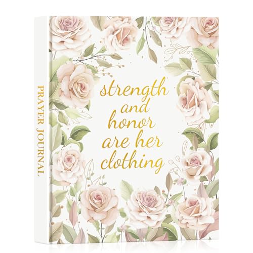 Lanpn Bible Prayer Journal for Woman, 68 Weeks Bible Study Journal Christian Prayer Planner Notebook with Scripture Verse, Daily Devotional Stuff, Christian Religious Faith Gifts, Leather Hardcover - color: Bible-31:25
