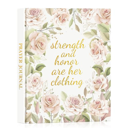 Lanpn Bible Prayer Journal for Woman, 68 Weeks Bible Study Journal Christian Prayer Planner Notebook with Scripture Verse, Daily Devotional Stuff, Christian Religious Faith Gifts, Leather Hardcover - color: Bible-31:25