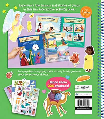 Brain Games - Sticker Activity: Stories of Jesus (For Kids Ages 3-6)