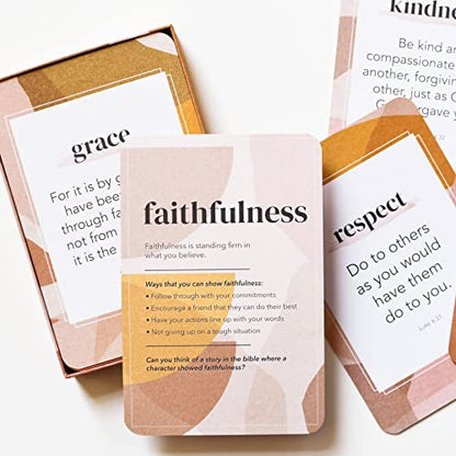 Duncan & Stone Childhood Christian Prayer Cards, 40 Bible Verses