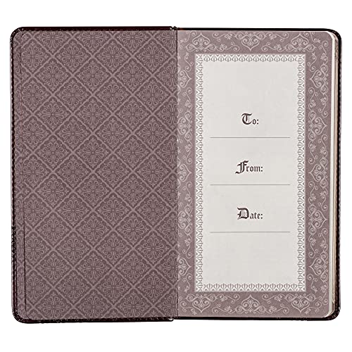 Prayers from the King James Version - Brown Faux Leather Gift Book