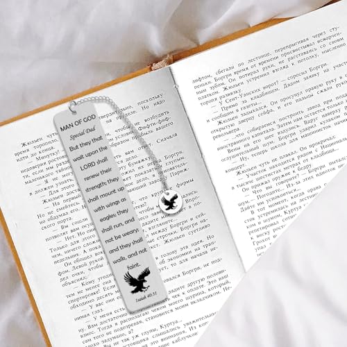Bible Verse Metal Bookmark for Men Women Inspirational Scripture Bookmarks Religious Gifts Inspirational Christian Bookmark for Women Men Reading Lover Bible Book Markers for Classroom Church